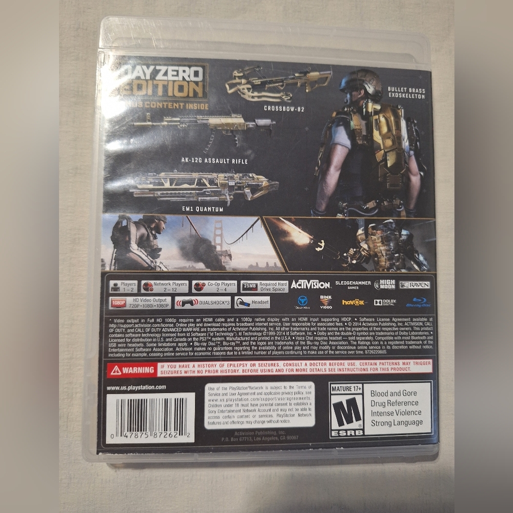 Call of Duty: Advanced Warfare Day Zero Edition for PS3 - Black - Picture 4 of 5